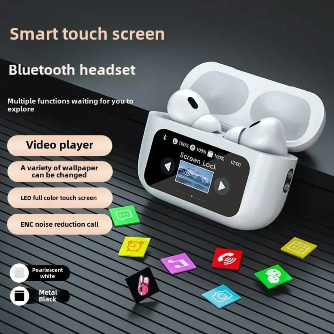 Wireless Bluetooth Earphones with Touch Screen